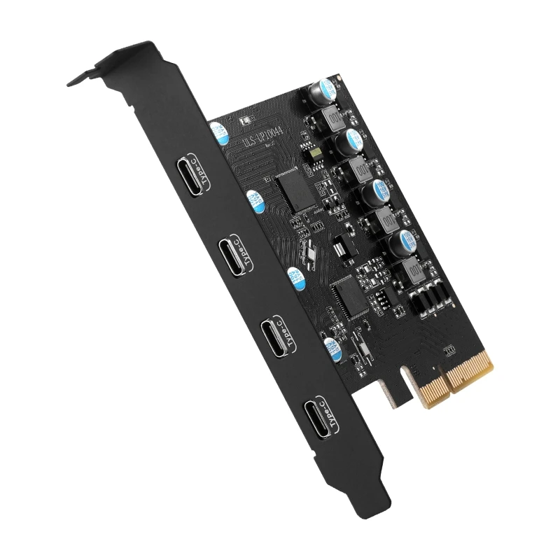 PCIE USB 3.1 Card Type C USB3.1 (4 ) PCI for Express Type-C Expansion Card No Additional Power Supply for Windows MacPro