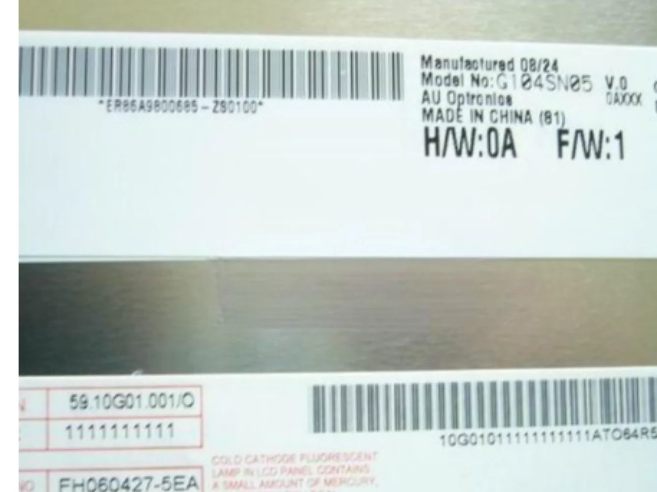 G104SN05 V0 Lcd Dis…