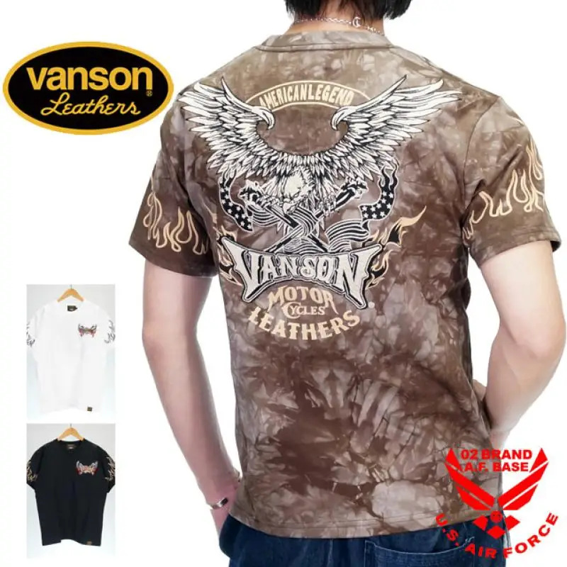 

Футболка Vason Retro с вышивкой в стиле Hotrod Motorcycle, круглый вырез, из чистого хлопка, камуфляжная, с коротким рукавом, повседневная