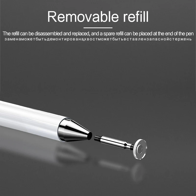 Capacitive Stylus Touch Screen Pen Universal For Apple iPad Pencil Samsung Xiaomi IOS Andriod Tablet Stylus Pen Phone