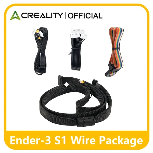 Creality Ender-3 S1 Kit de paquete de cables línea de visualización Cable plano línea de límite de Motor impresora 3D accesorios originales