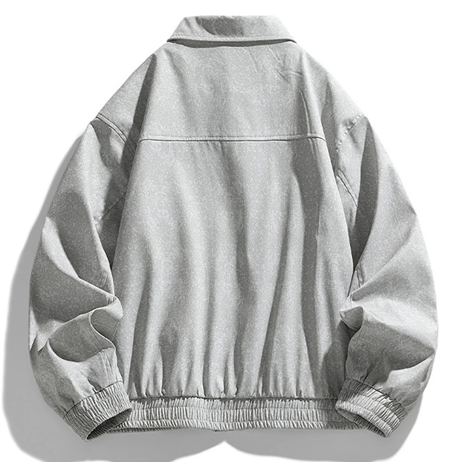 Vintage Cargo Jacket Men 9XL Plus Size Jacket Coat Fashion Casual Lapel Jackets Male Big Size 9XL