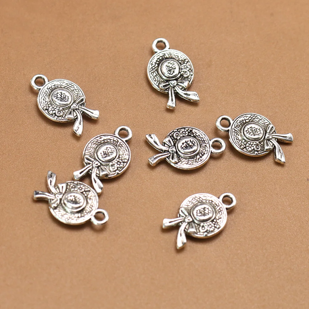 

50 Pcs Alloy Necklace Pendant Charm Personality Jewelry Making Pendants DIY Charms