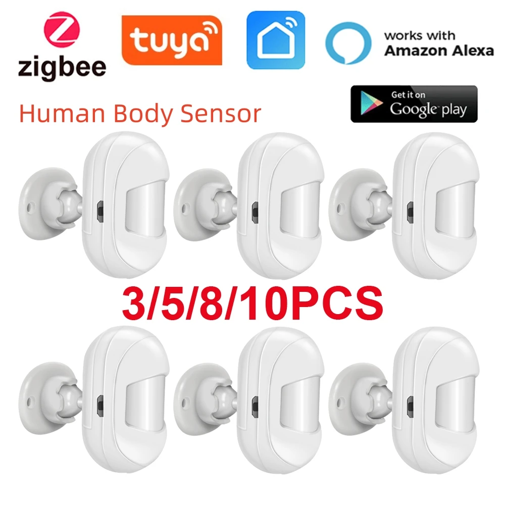 

Tuya Zigbee3.0 Smart Human Body Sensor Tools Smart Life APP Wireless Smart Body Movement Mini PIR Motion Sensor Use With Gateway