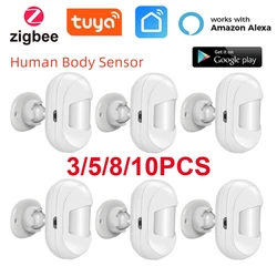 Tuya Zigbee3.0 Smart Human Body Sensor Tools Smart Life APP Wireless Smart Body Movement Mini PIR Motion Sensor Use With Gateway