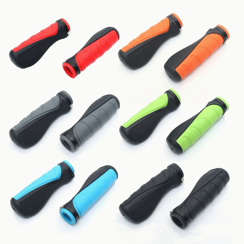 Bicycle Rubber Grip Road Bike Shock Absorption and Soft and Comfortable Accessories Mountain Bike Unilateral Lock Handle Grip