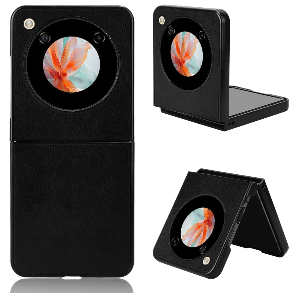 

ZTE Nubia Flip NX724J Case PU Leather Surface Hard PC Back Cover Matte Shockproof Case for ZTE Nubia Flip NubiaFlip 5G NX724J