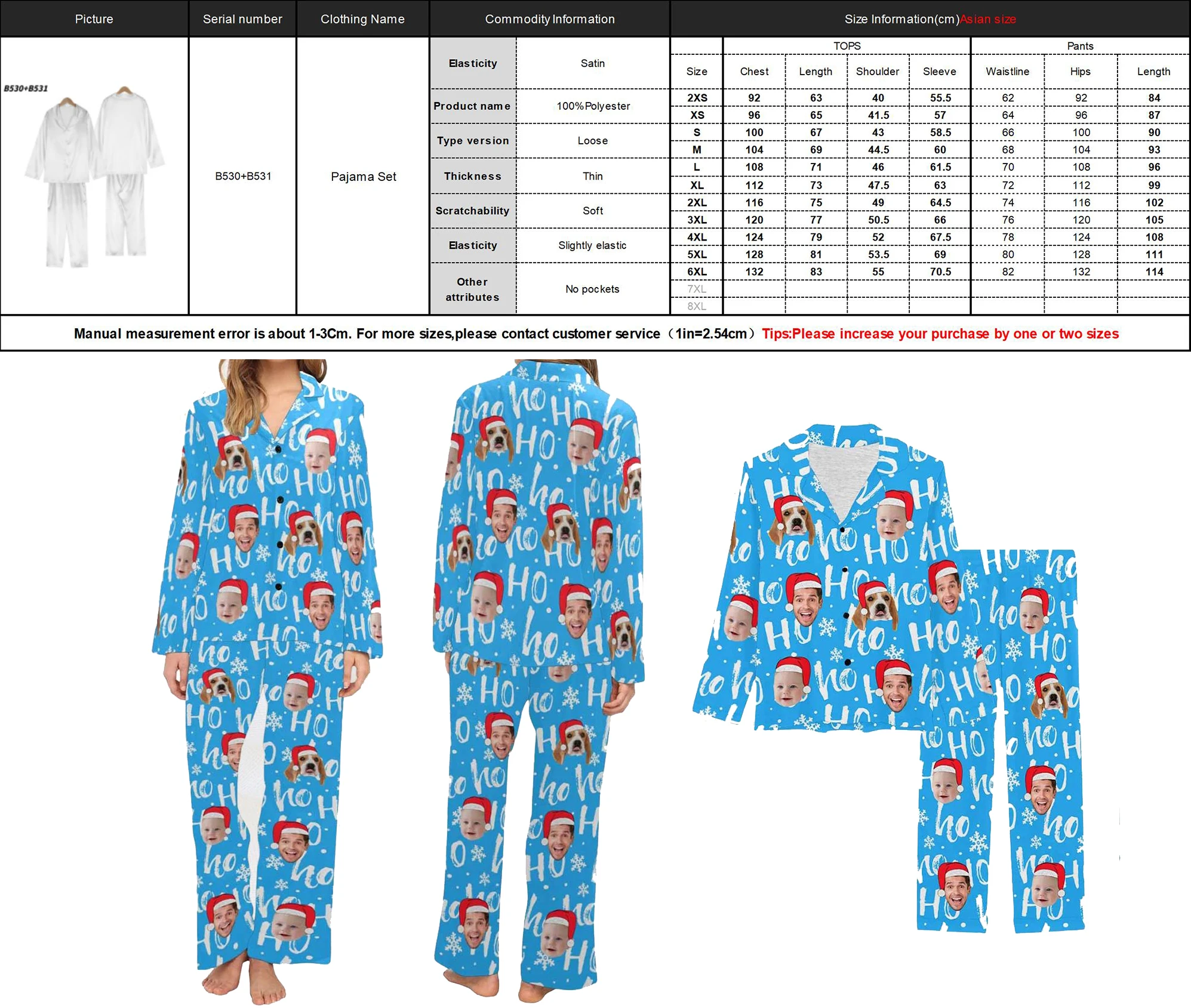 Custom Face Christmas Couple Pajama Pants Holiday Family Pajama Party Funny Pajama Gifts For Women/Men Pajama Pants Sweatshirts