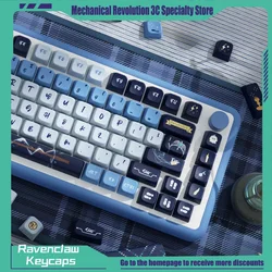 New Ravenclaw Themed Keycaps 158 Keys MDA Profile Pbt Thermal Sublimation Mechanical Keyboard Customized Anime Gaming Keycaps