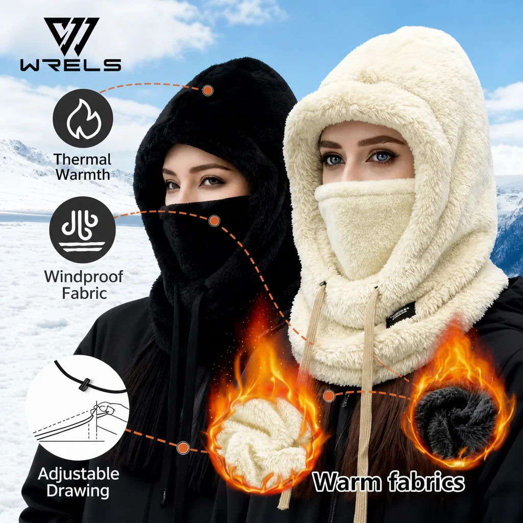 Kids Face Mask - Zimowa kominiarka, czapka, szalik, polarowa maska