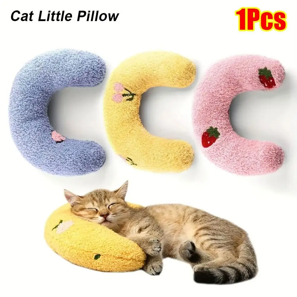 

1Pcs New U-Shaped Cats Little Pillow Dog Sleeping Deep Sleep Neck Protector Fair Kitten Headrest for Cats Puppy