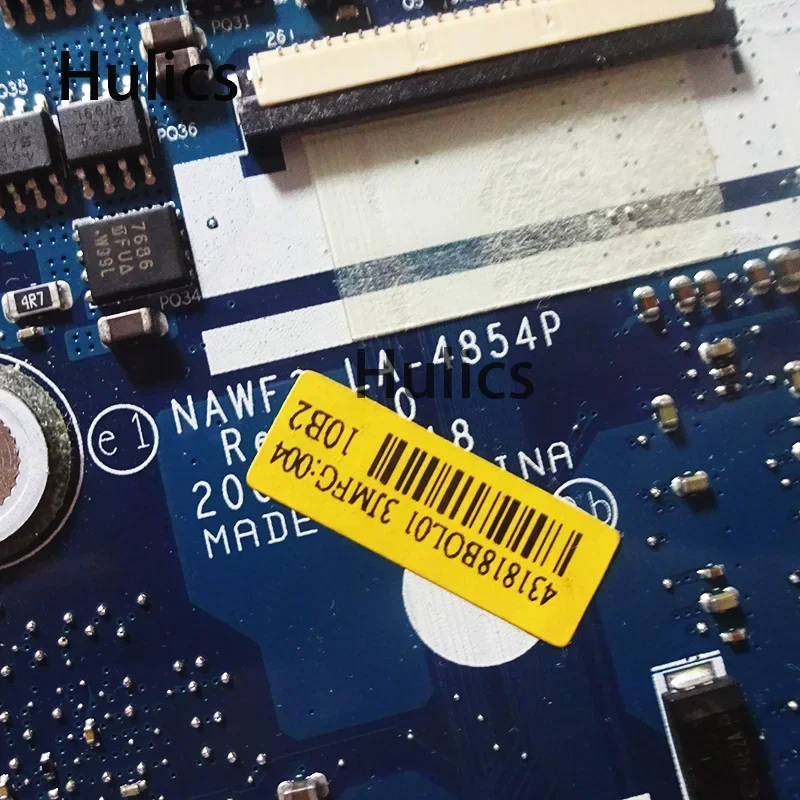 Hulics Used Laptop Motherboard For Acer Aspire 5332 5732 5732z Emachines E527 E727 NAWF3 LA-4854P Mainboard