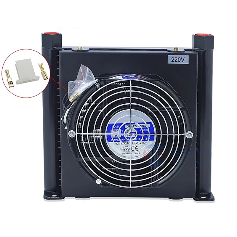 

1/2" Hydraulic Air Cooler Oil Cooling AF1025T-CA Air-cooled Radiator Heat Exchange Fan AJ1025T-CA