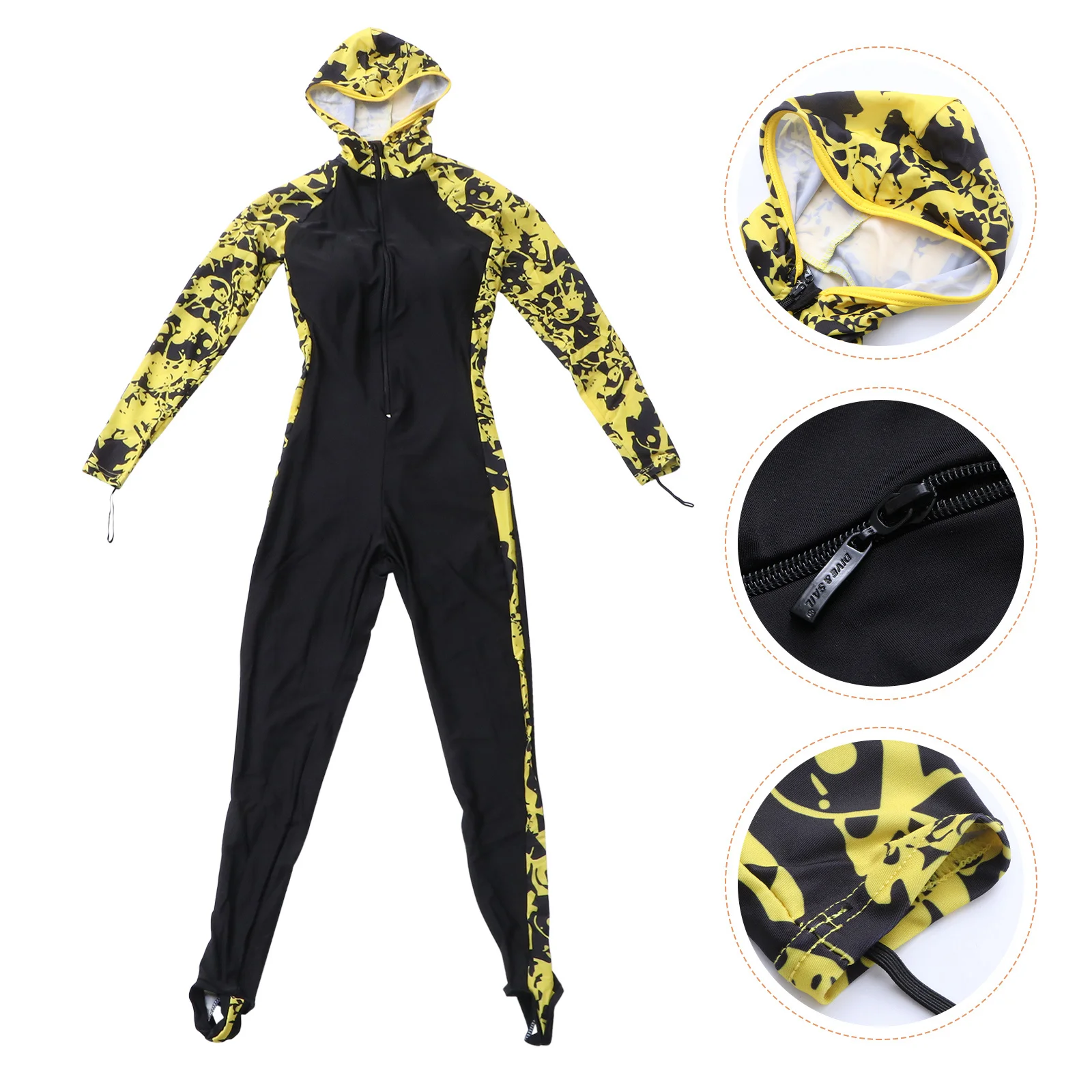 

Full Sleeve Swimsuit for Women Warmth Retaining Diving Set Ideal for Pool Ocean Activities Quick Dry Flexible Fit Stylish Yellow