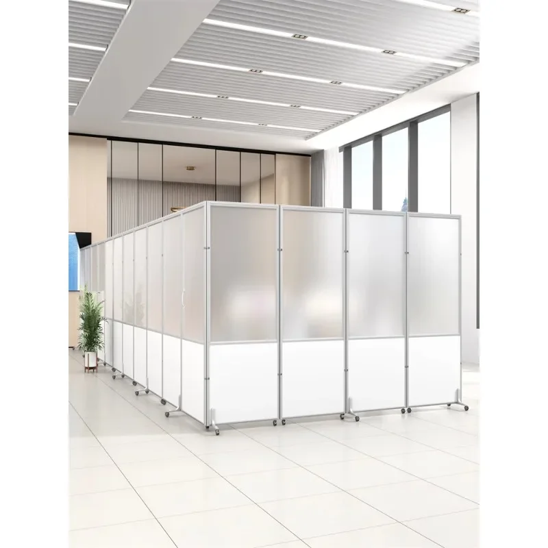 

office screen folding mobile workshop activity isolation sliding door self-installed fence baffle room partition wall