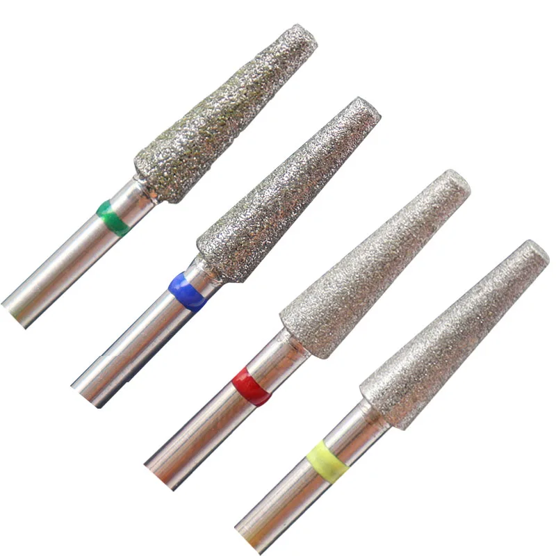 Diamant perceuse à ongles fraise Nail Art foret cuticule propre coupe pour manucure limes à ongles fraises électriques bavure outil à ongles