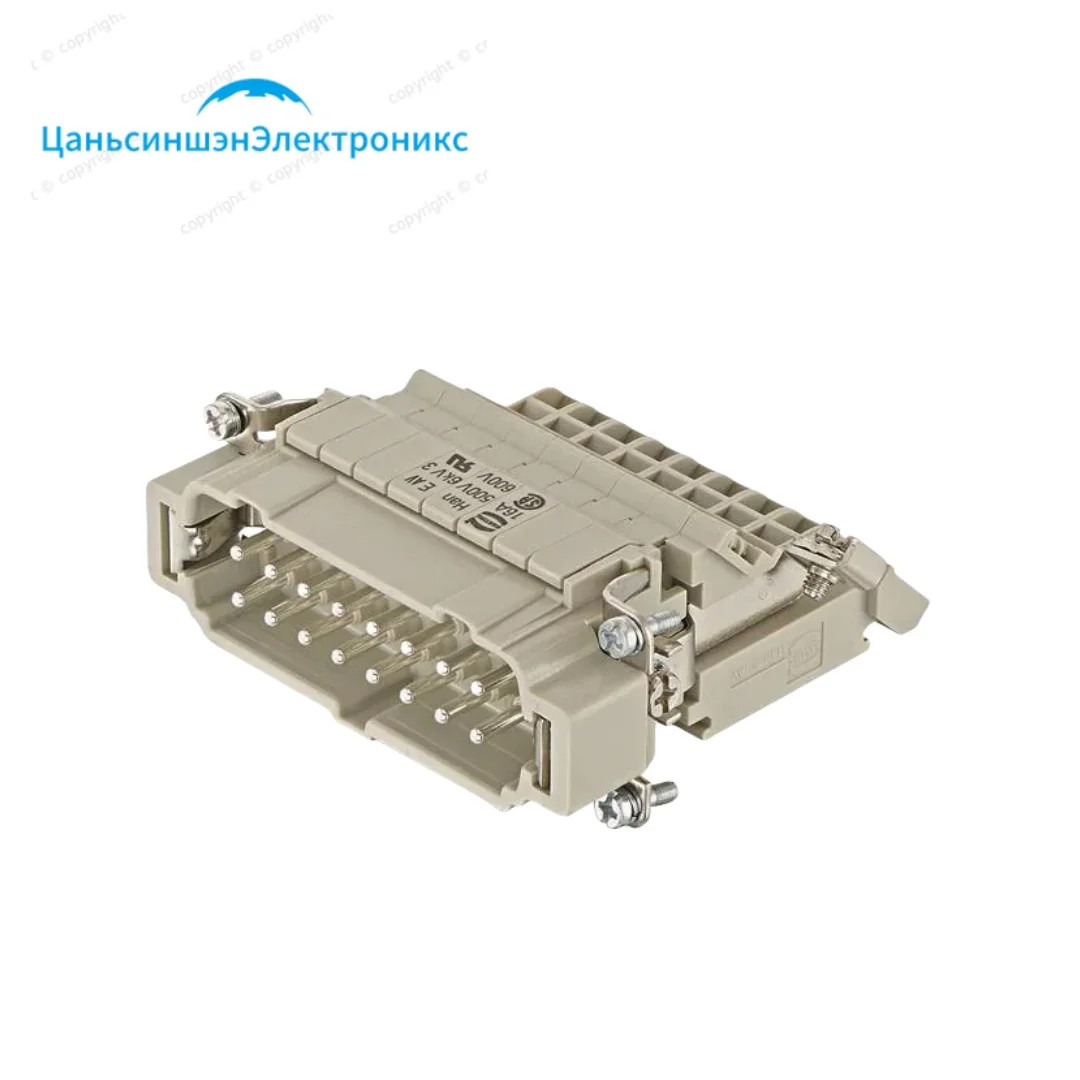 09330164636 HARTING 16a16-контактный Штекерный контактный разъем с болтовым соединением