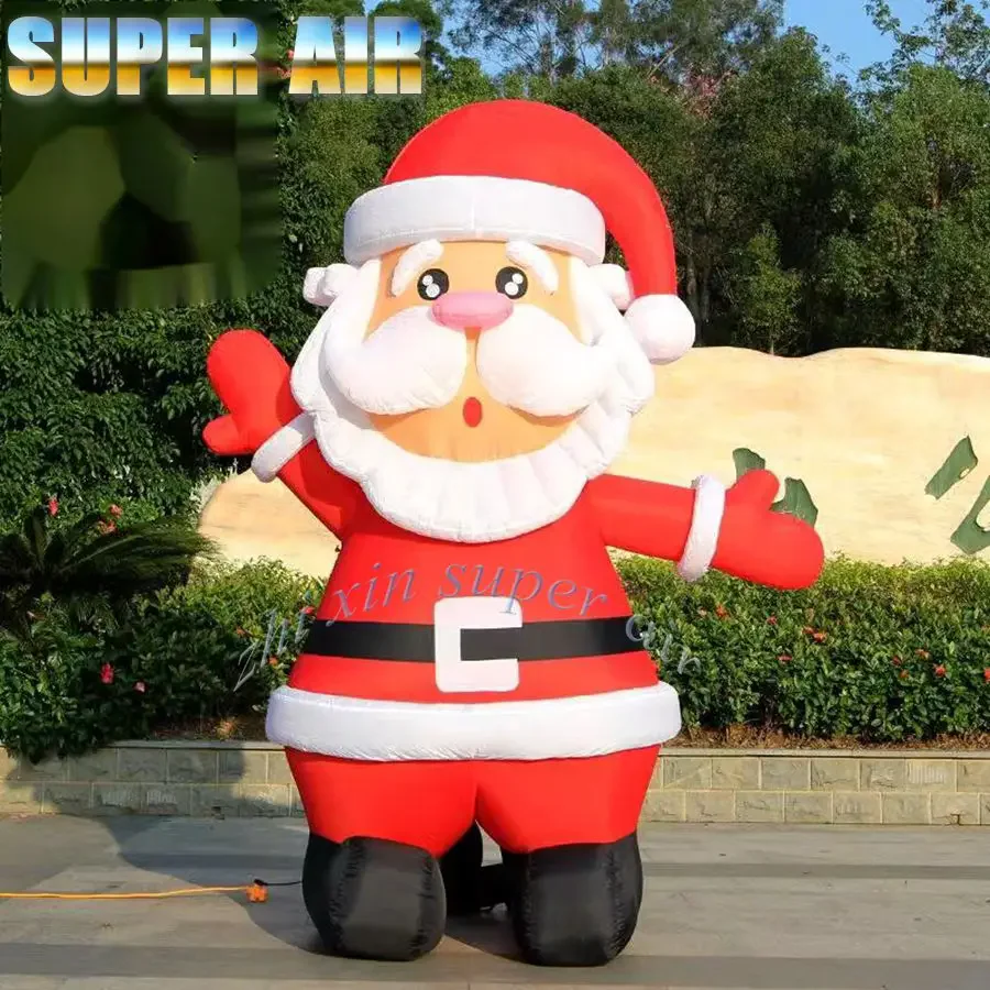 Christmas Decoration Party Advertising Props Giant Inflatable Santa Claus for sale