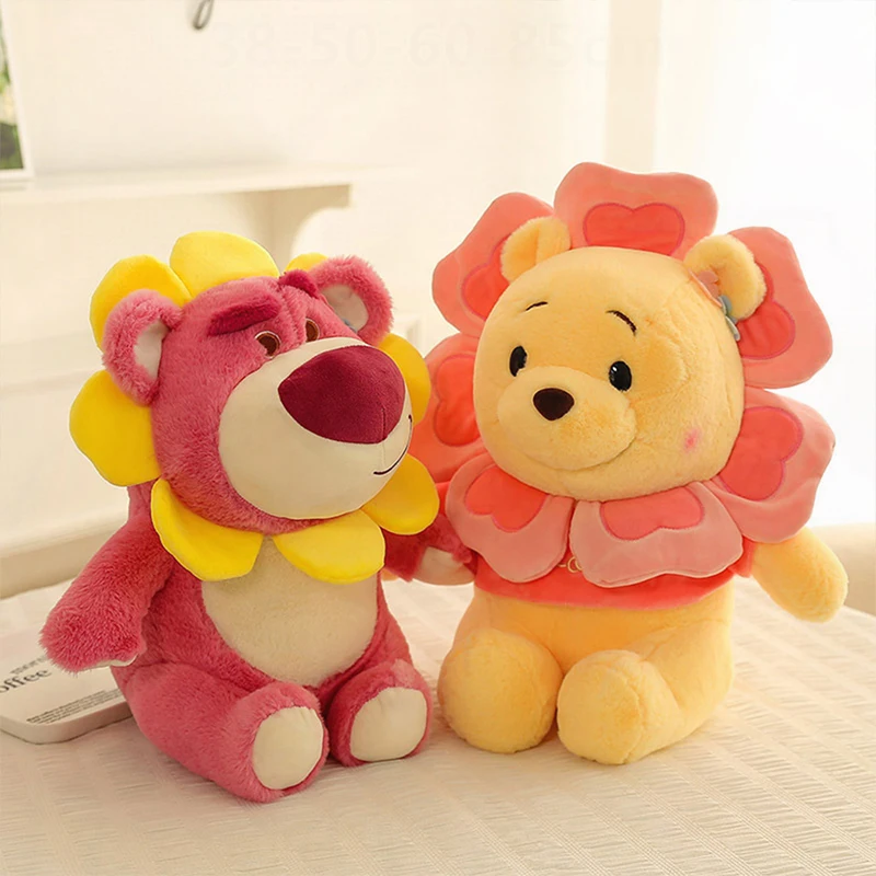 

Kawaii Подсолнух Фея Клубничный Медведь Плюшевая Игрушка Мягкая Кукла Винни Медведь Милые Дети День Рождения Рождественский Подарок для Детей Оптовая Продажа