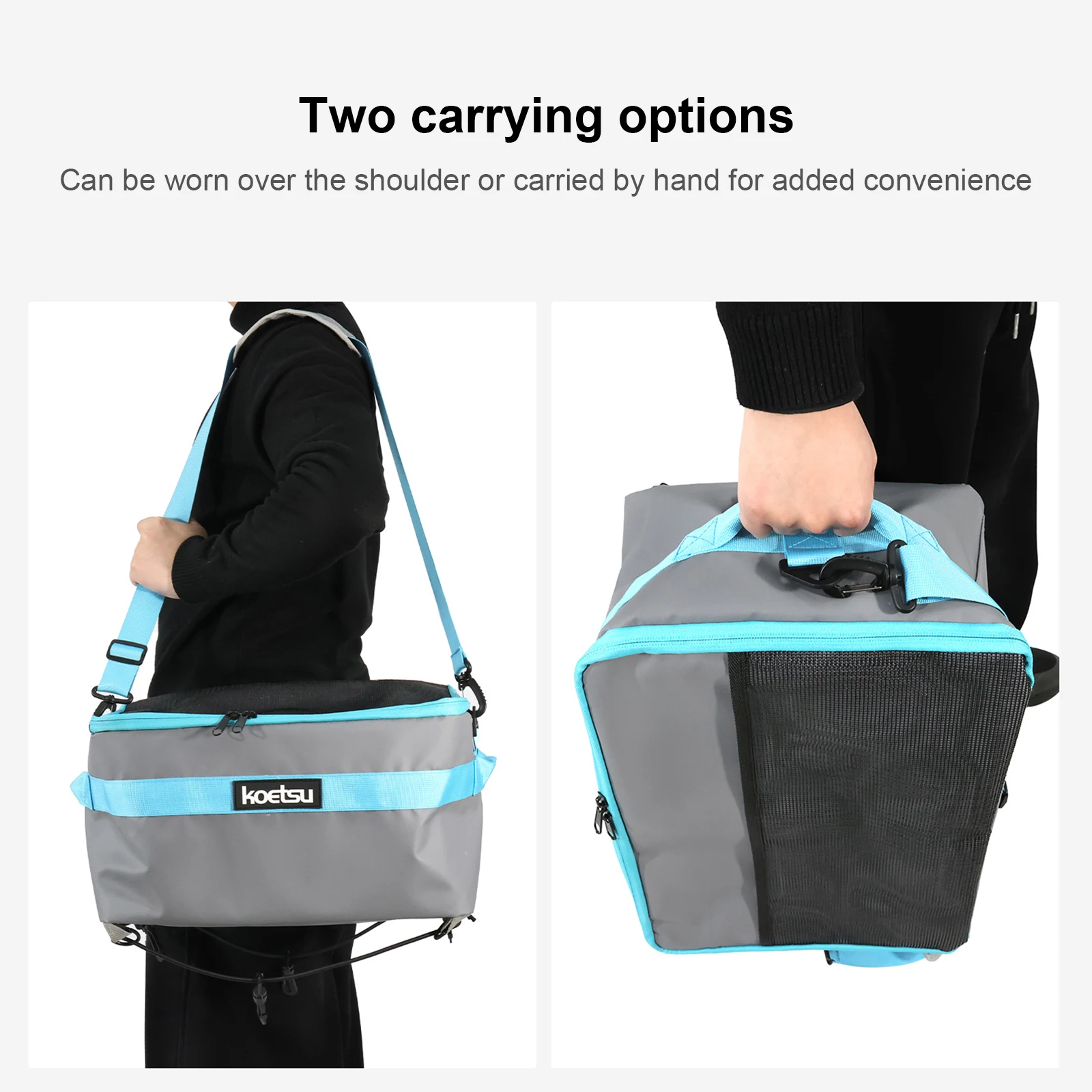 Insulated Paddleboard Cooler with Top Pocket Sup Paddle Waterproof Bag Adjustable Straps for Stand-Up Beach Camping Kayaking view 5