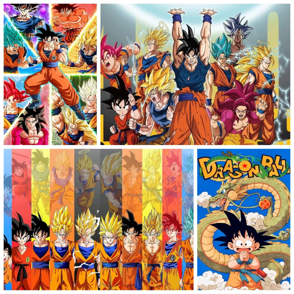 Anime D-Dragon B-Ball Character Jigsaw Puzzles 500/1000/1200/2000PCS Handmade Art Exquisite Home Decor Gift No Frame