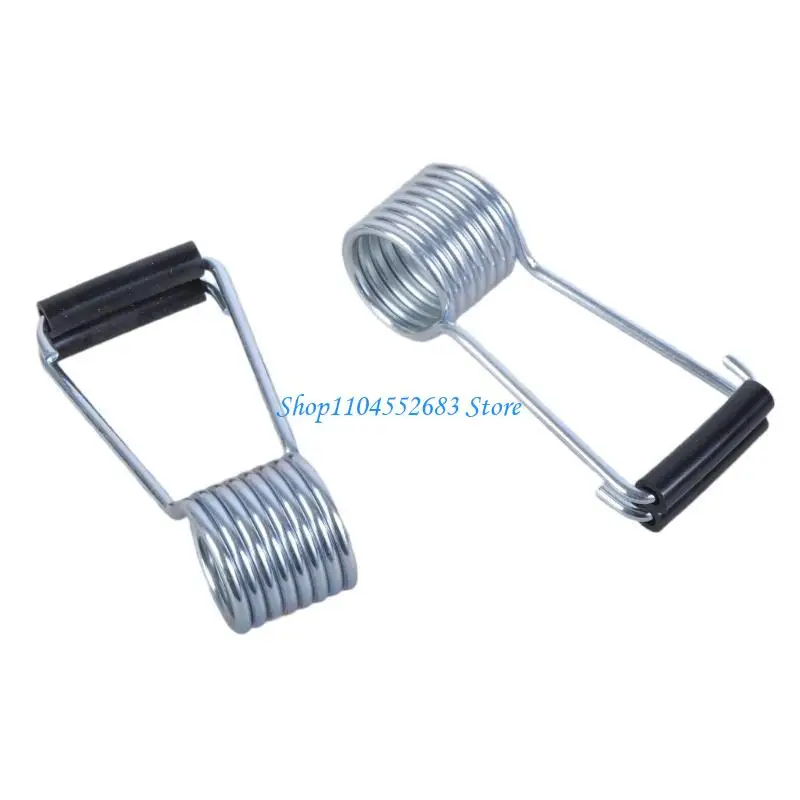 Y6GD 6PCS Butterfly Spring Deur Sluiters Universals Automatische deur Sluiters met rubberen buffer voor meeste deurscharnier