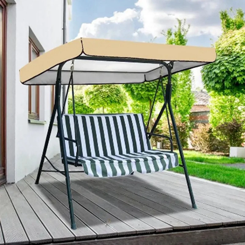 Outdoor Swing Top Cover Chair Cover Sun Canopy Cover Swing Rain Shelter Home Garden Waterproof Furniture Cover