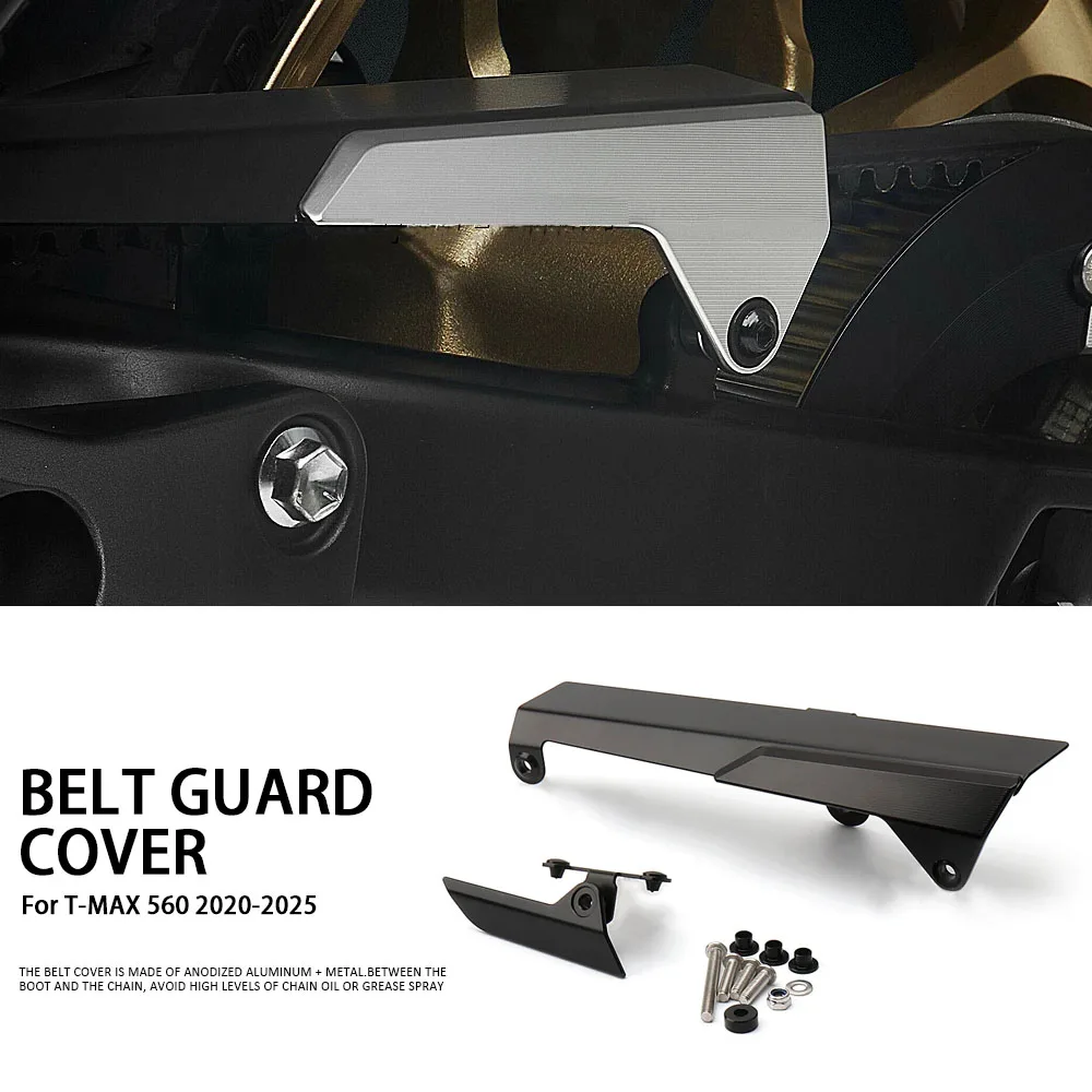 

CNC Belt Chain Cover Protective Guard Trim Panel For Yamaha T-Max 560 Tech Max T-MAX560 TMAX 560 Motorcycle Accessorie 2020-2025