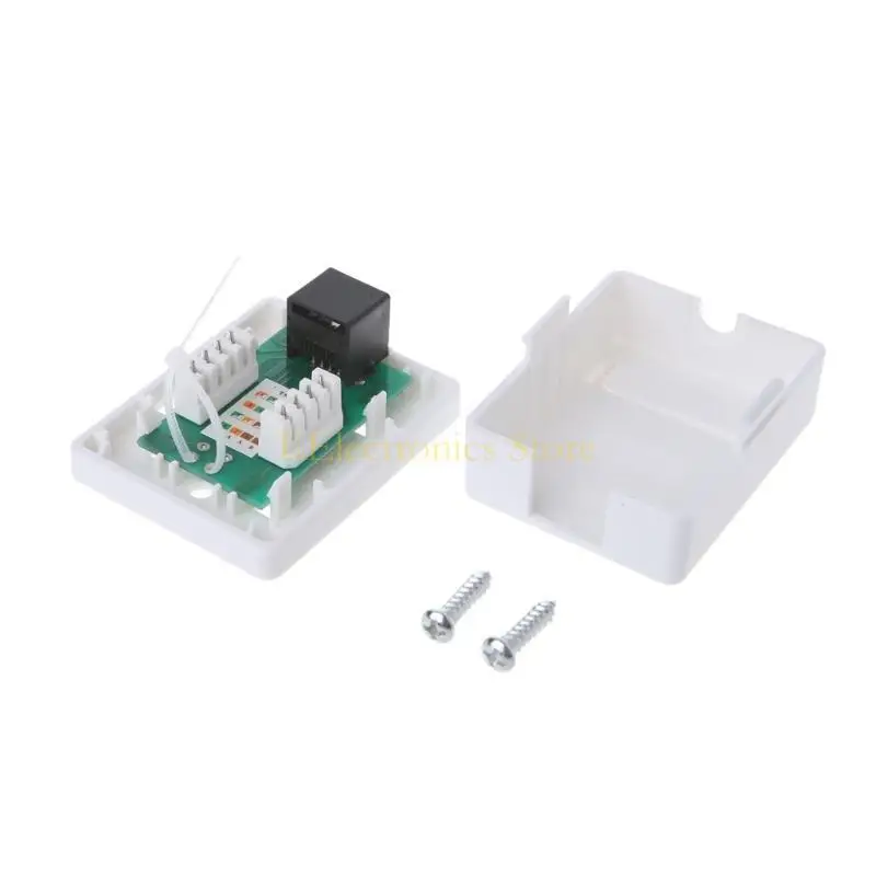 B03C CAT6 RJ45 Keystone Jacks Perfil, Ethernet Desktop Conector