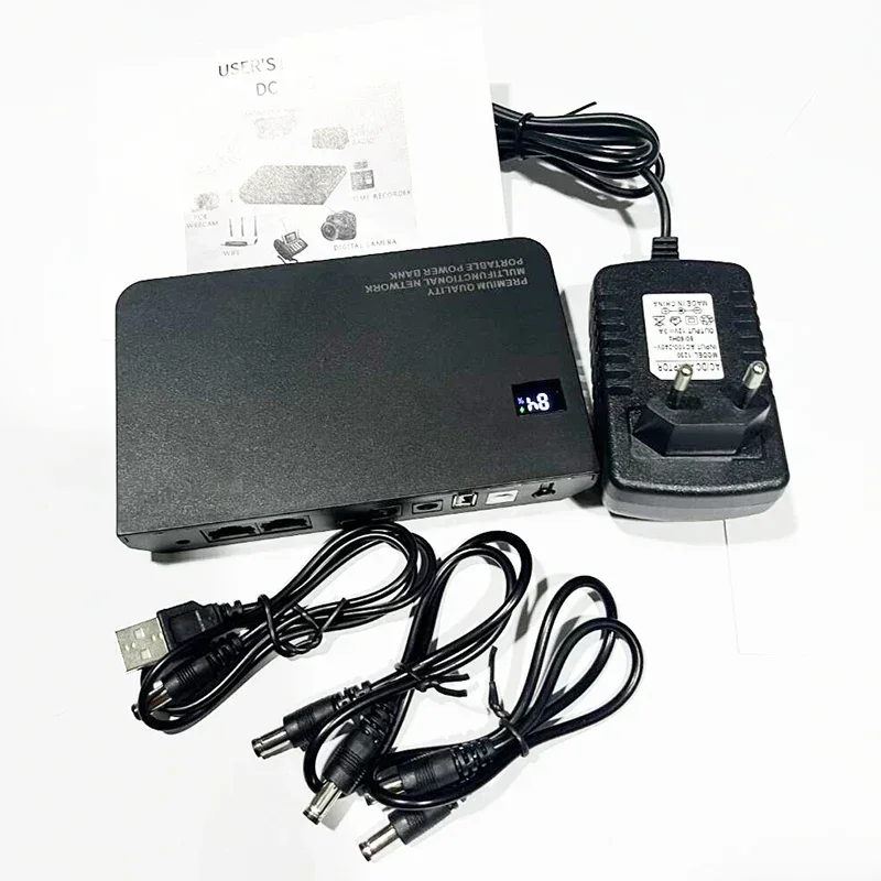 DC 1018p UPS for Router Mini UPS Uninterrupted tattoo Power Supply DC1018p 10400mAh Lithium ion Backup Battery