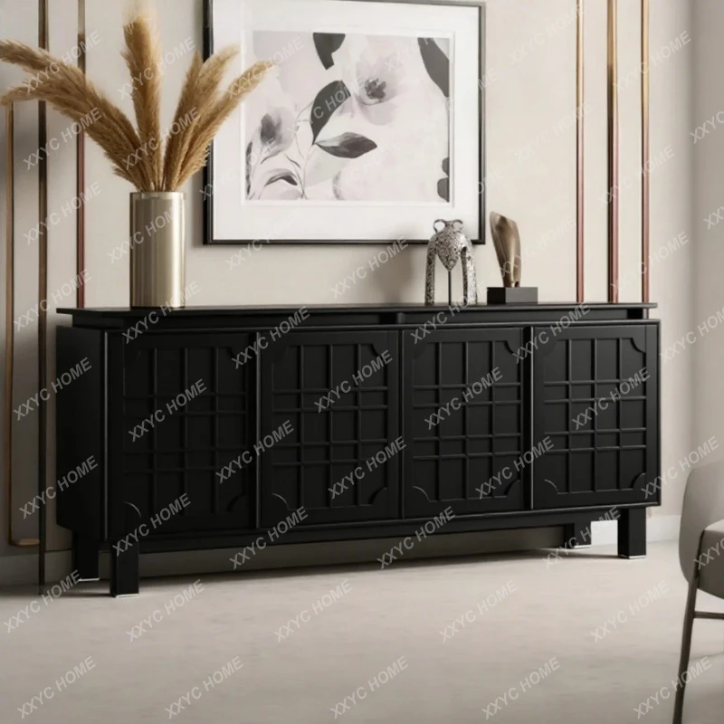 

Новый китайский лакированный комод LXNew, винтажный шкаф для хранения вещей в прихожей.