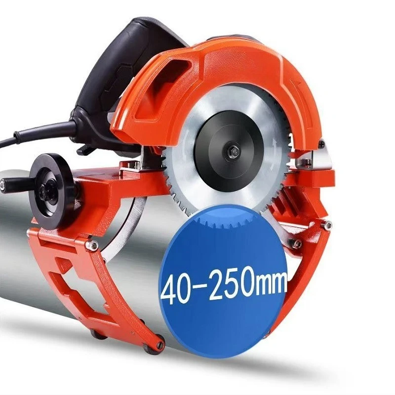 Small Handheld Pipe Cutter Portable Electric Cutting Machine for Steel Tube Iron Pipe Plastic Pipe Industrial Cut Tool Home Use