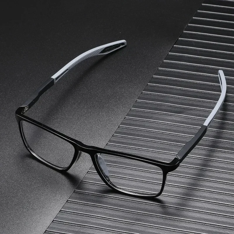 Men's Ultralight Sports Reading Glasses Vintage Flexible Far-sight Eyeglasses Unisex HD Lens Anti-blue Light Computer Eyeglasses