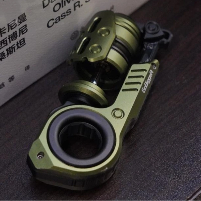 EDC スタングレネード音叉フィジェットスピナーメカニカルラチェット