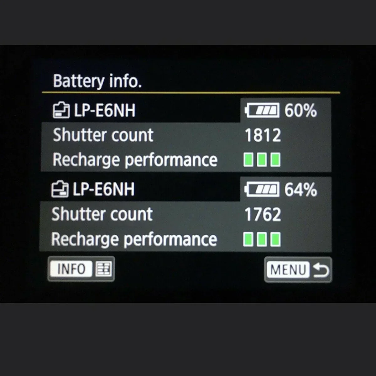 DIXSG 7.2V  2130mAh LP-E6NH LPE6NH Battery for Canon EOS R R5 R6 5DS 6D 7D 60D 70D 80D 90D