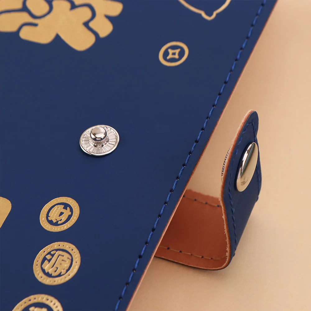 Fun 100 Envelope Challenge Binder Waterproof PU Leather Money Saving Challeng Book Clear Easy Cash Budget Notebook Bills Storage