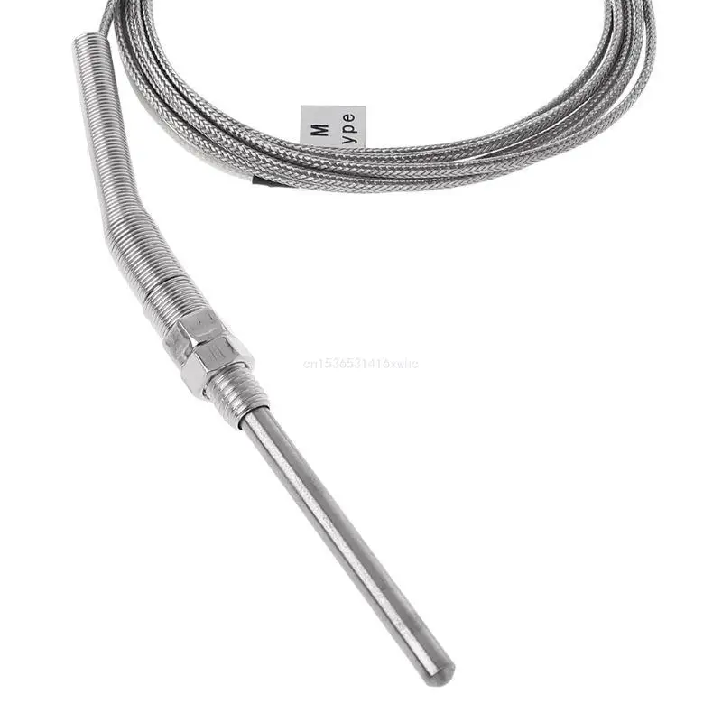 Dropship 50mm/100mm/150mm/200mm Stainless Steel Thermocouple 0-400℃ Temperature