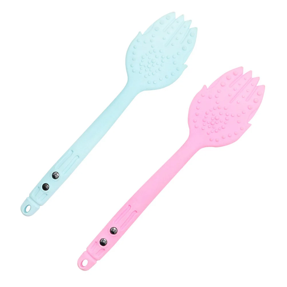 

2pcs Massage Beat Handheld Roller Hammer Bat Acupoint Meridian Beater Promote Circulation Relieve Fatigue Portable Suitable Hips