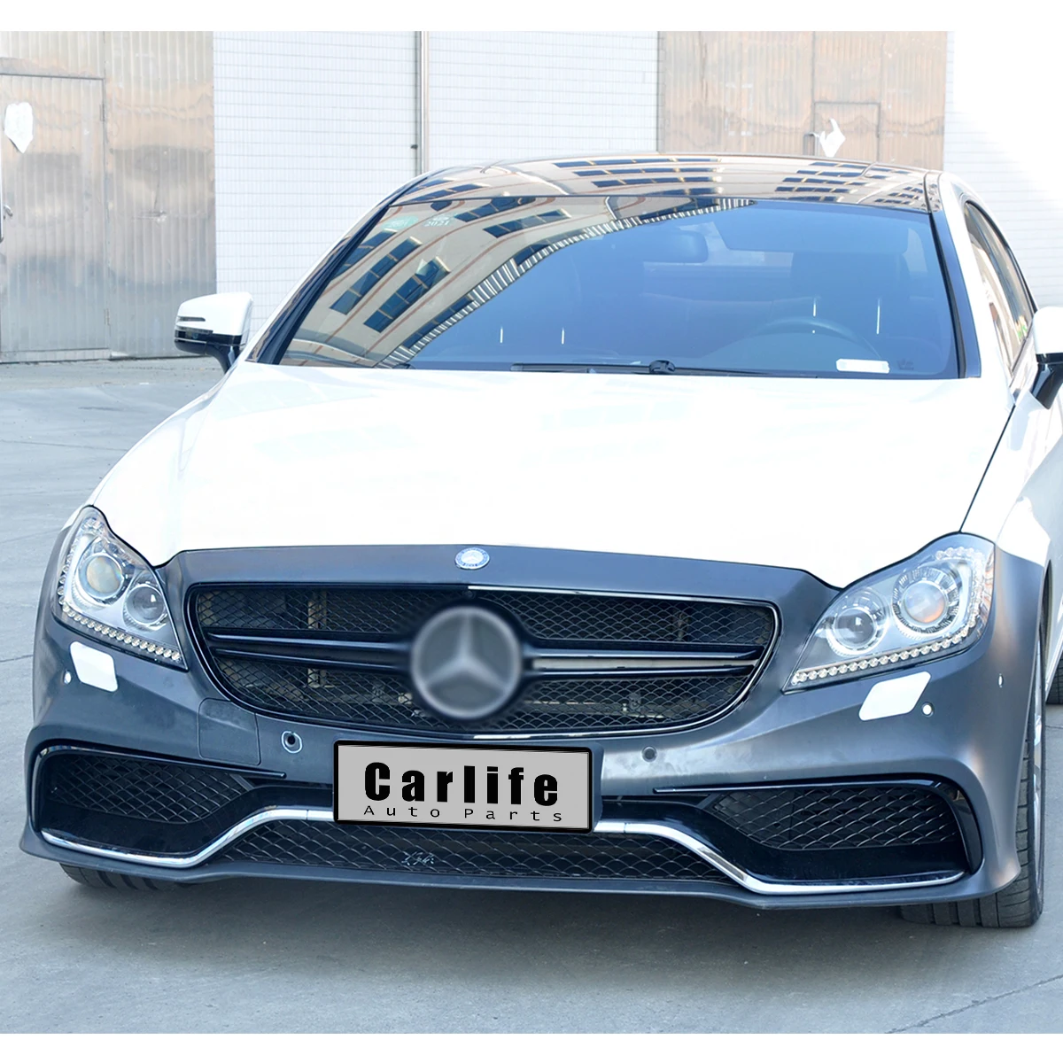 

Automotive body kit for Mercedes Benz CLS class W218 2011-2017 change to CLS63 AMG with front bumper assembly.