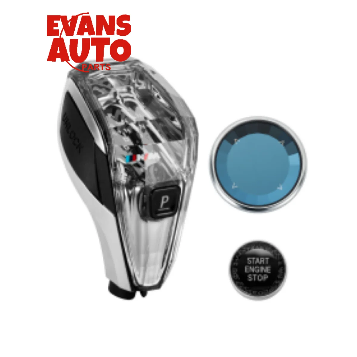Car crystal gear shift knob car gear shift knob hoodie For BMW X3 X6