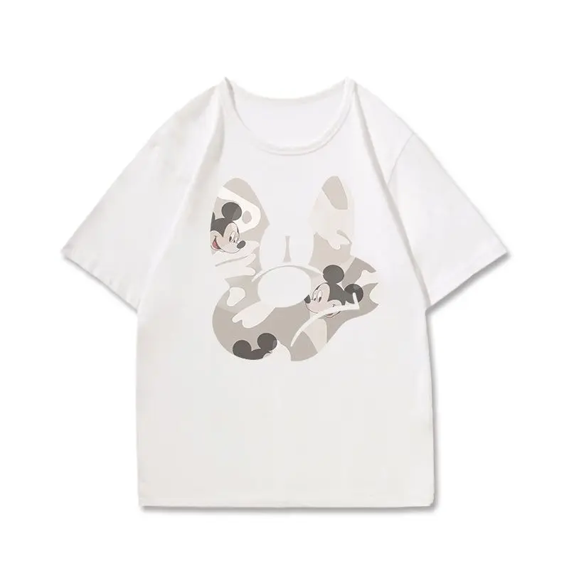 

Наряды для пар с Микки Маусом Диснея – это популярны в Instagram. Мужские футболки с короткими рукавами для пар с Микки и Минни.