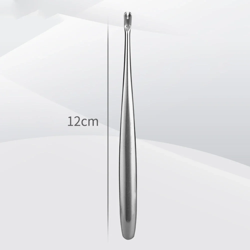 

1 шт., острая V-образная вилка для омертвевшей кожи, край ногтей, толкатель для кутикулы, шлифовальная вилка, пилочки для ногтей, инструменты для ухода за маникюром, оптовая продажа