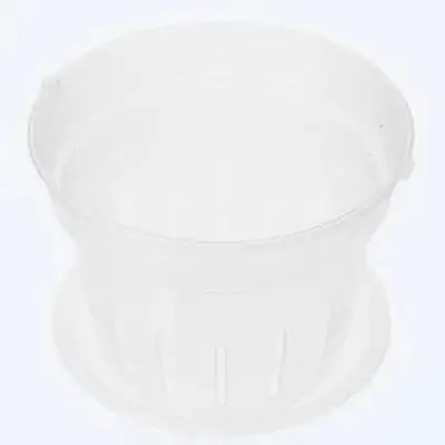 

Clear Plastic Flower Pot Nursery Garden Flowerpot Indoor Plants Container Rustic Planter Pots Outdoor
