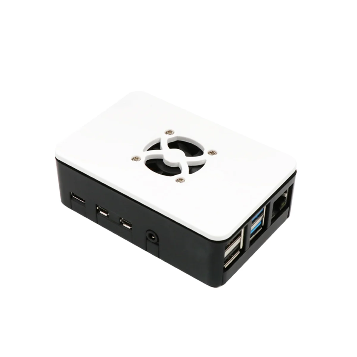 3PCS Hiwonder Raspberry Pi 4B ABS Protective Case With Cooling Fan