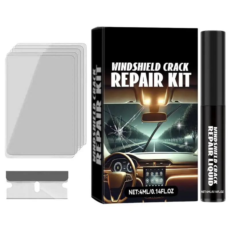 

Windshield Repair Multifunctional Glass Repair Fluid Window Glass Scratch Resin Repair Agent Tools For Auto Accessory