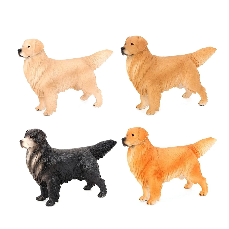 Simulation Animal Dog Model Big Golden Retriever Pet Dog Science Education Models Childrens Gift Toys