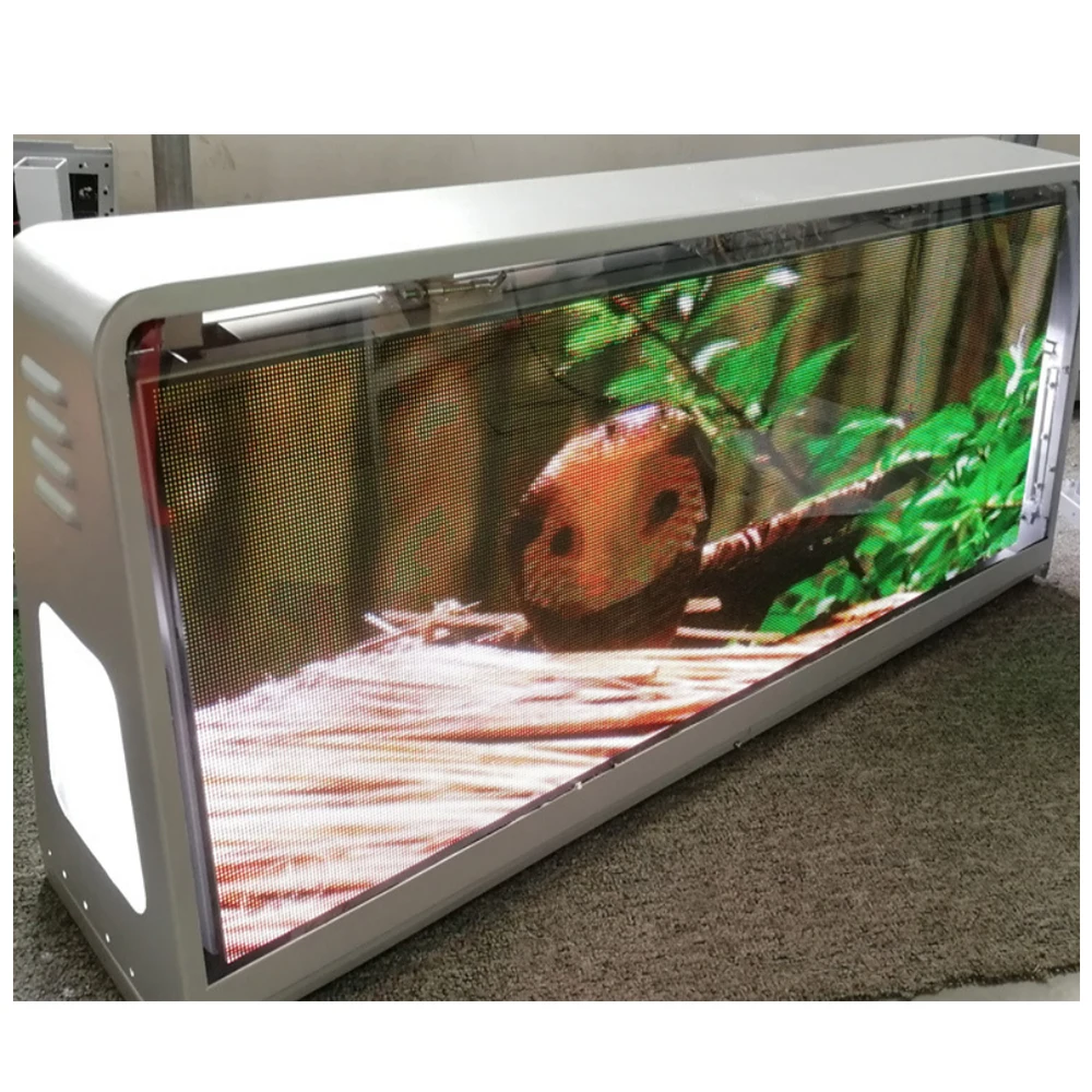 Hot Sell Programmable 3G 4G WIFI Outdoor P3 Double Sided Taxi Top  Billboard Led Display Car Roof Advertising Led