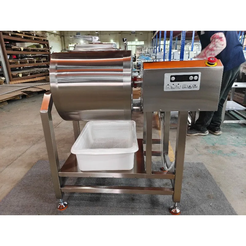 High Speed Chicken Food Meat Sausage Drum Mixer 100l 150l Easy Vacuum Tumble Marinator Meat Marinating Tumbler Machine for Meat