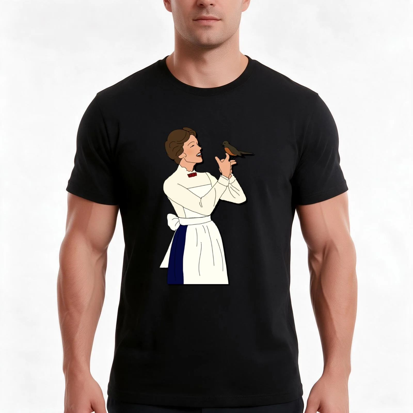 A spoonful of sugar T-Shirt, Summer Casual Cotton Tee, Oversized Streetwear Tops, Vintage Graphic Print, Loose Fit Short Sleeve