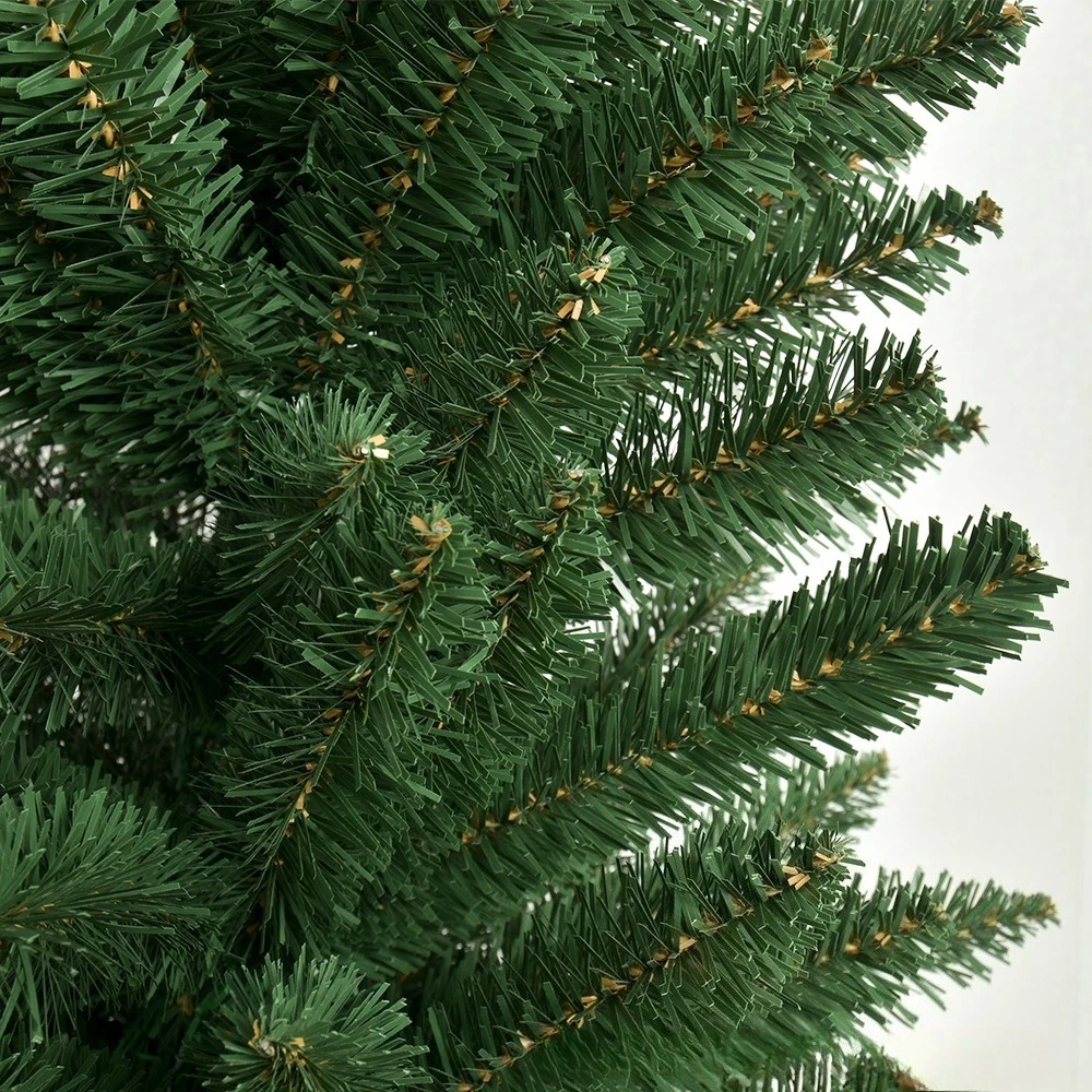 Artificial Christmas Tree Pointed Head PVC Pencil Green Christmas Tree 1.2m To 2.7m Home Christmas Atmosphere Decoration Supplie